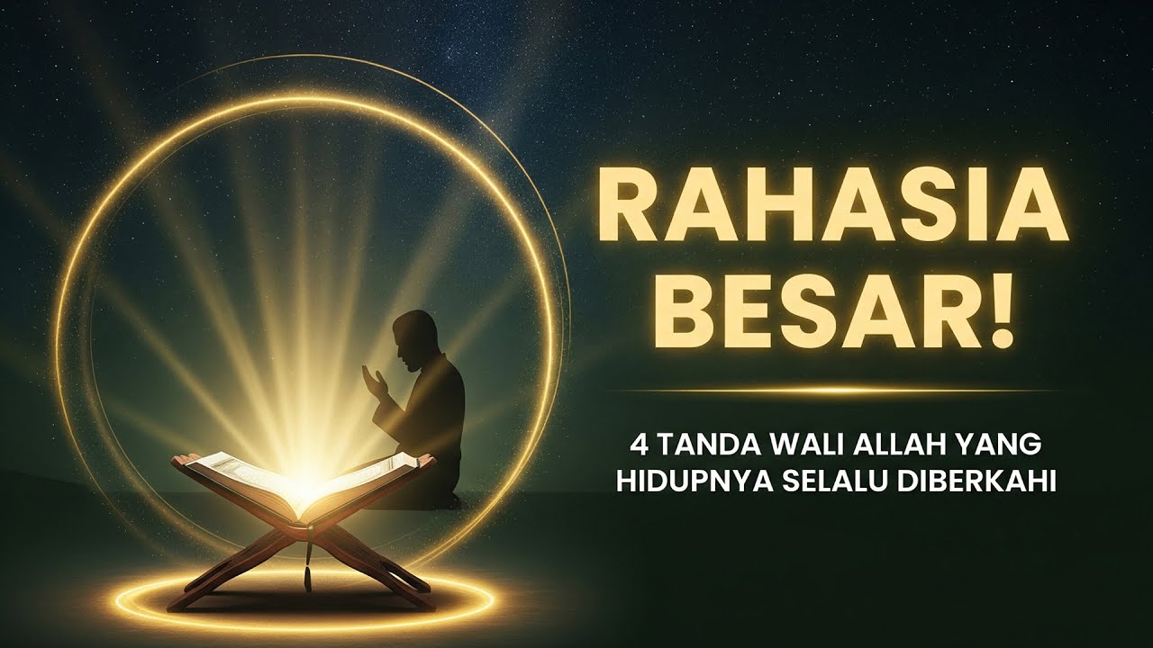 Inilah 4 Ciri Wali Allah yang Dicintai di Langit & Bumi #waliallah  #serambidoa  #CiriWaliAllah