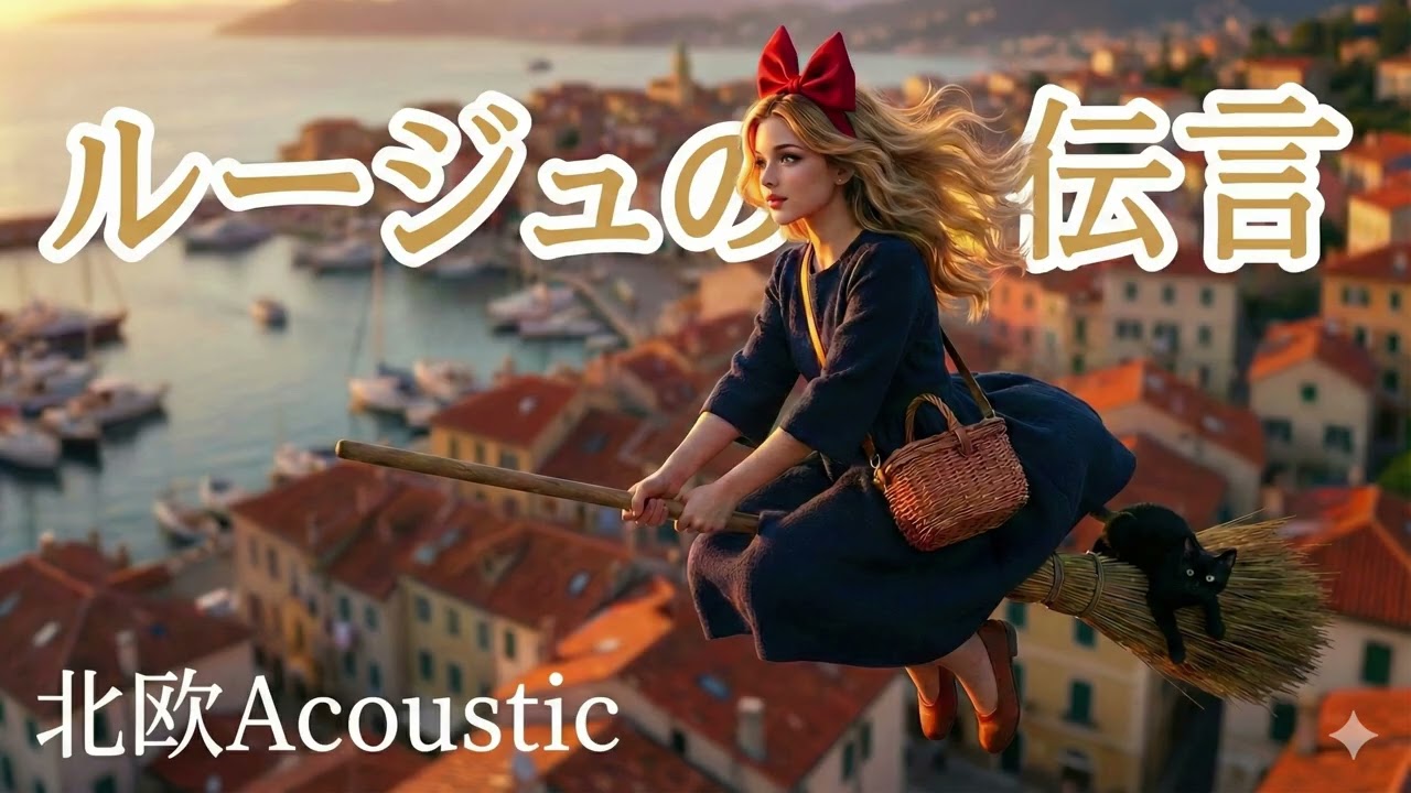 【魔女の宅急便】ルージュの伝言 / 松任谷由実(AI Cover) - 北欧Acoustic Ver.