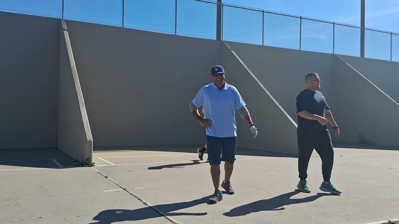Part 1 Erik and Lalo vs Mike and Ray Serra High school handball tournament 