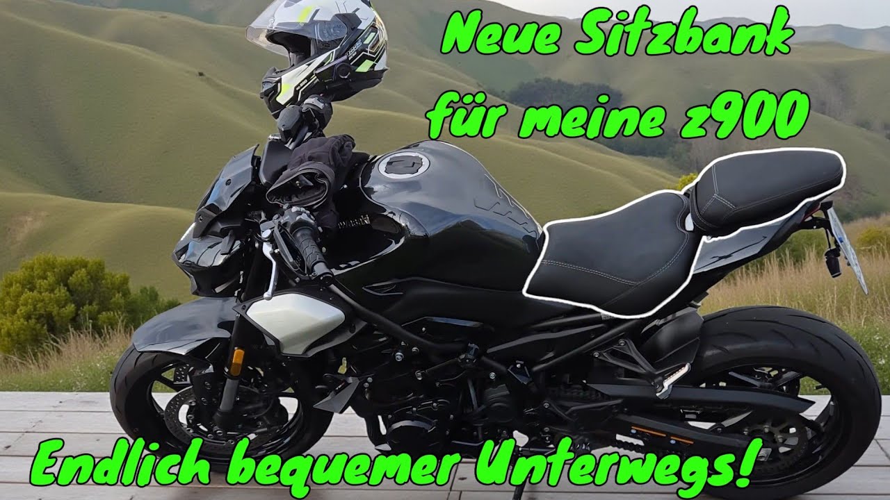 Das sieht Mega aus | Meine neue Sitzbank | Kawasaki Z900 2025