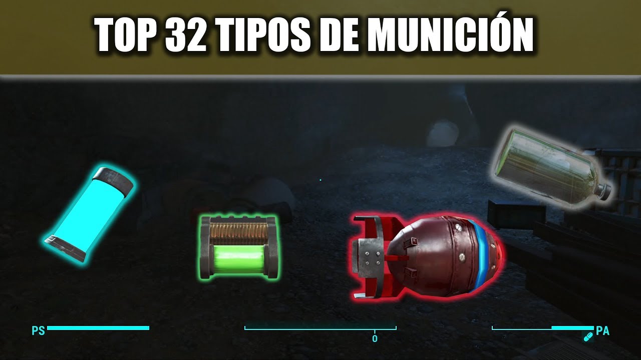 FALLOUT 4 | TOP 32 TIPOS DE MUNICIÓN