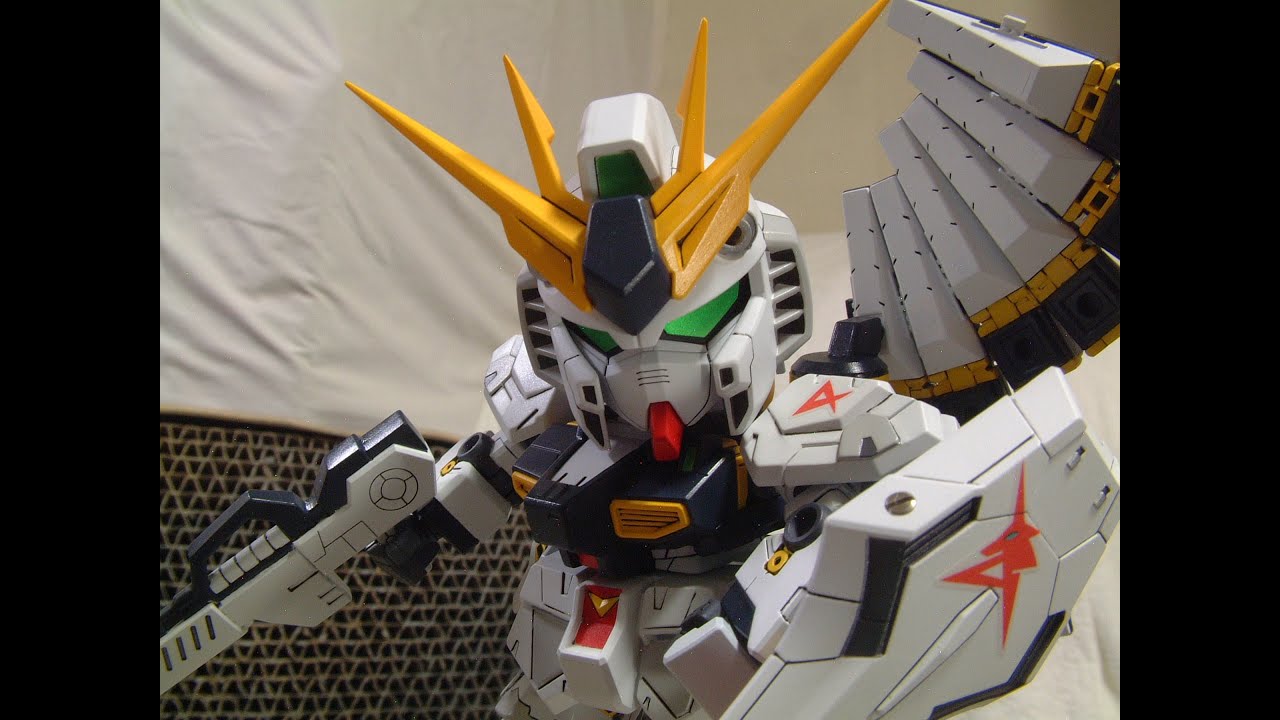 BB戦士 RX-93 νガンダムを全塗装で製作してみた