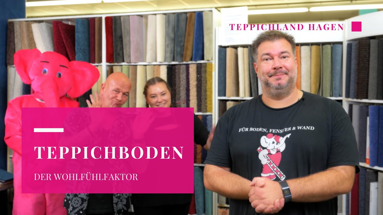 Teppichboden - der kuschelweiche Fußverwöhner 🐘