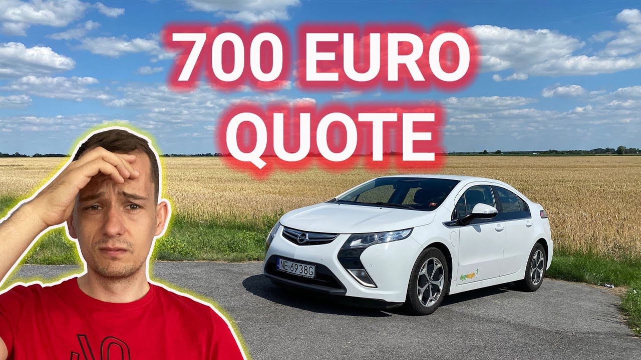 Opel Ampera problem z niskim poziomem paliwa i katalizatorem - wymiana świec, cewki oraz akumulatora