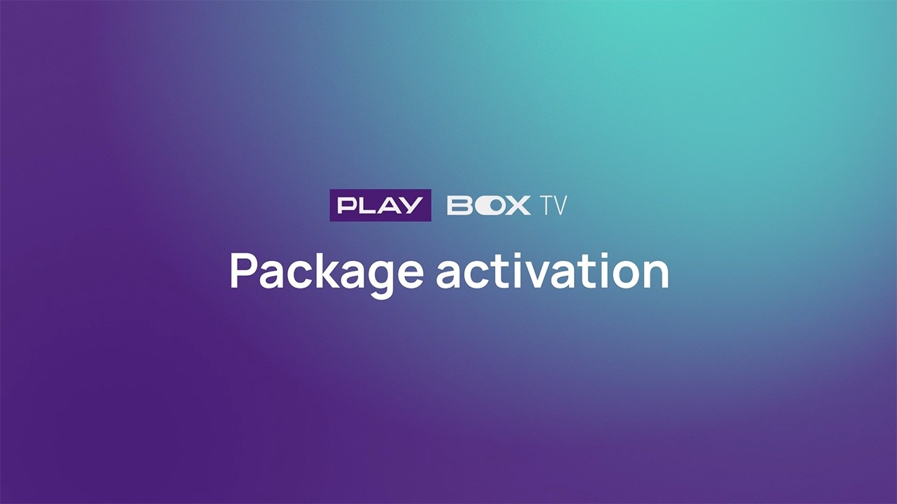 Package Activation | Play BOX TV Video Guide