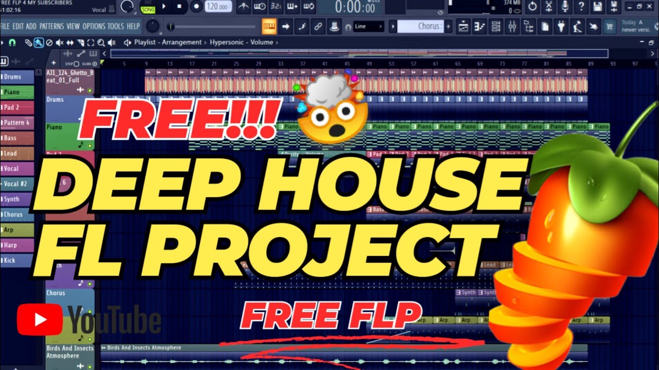 🎁 GIVE AWAY : FREE!! Deep House FLP - 2025🔥
