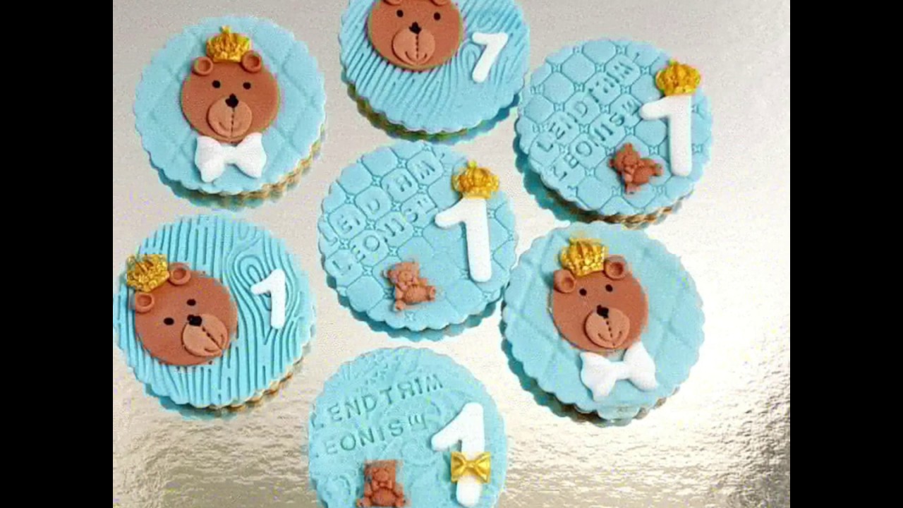 Fondant kekse / Teddy Bär Motiv