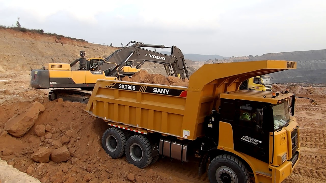 Sany Mining Truck SKT90S Off Highway Wide Body Truck #Sany #Sanymining #60ton Dumper #Miningtruck