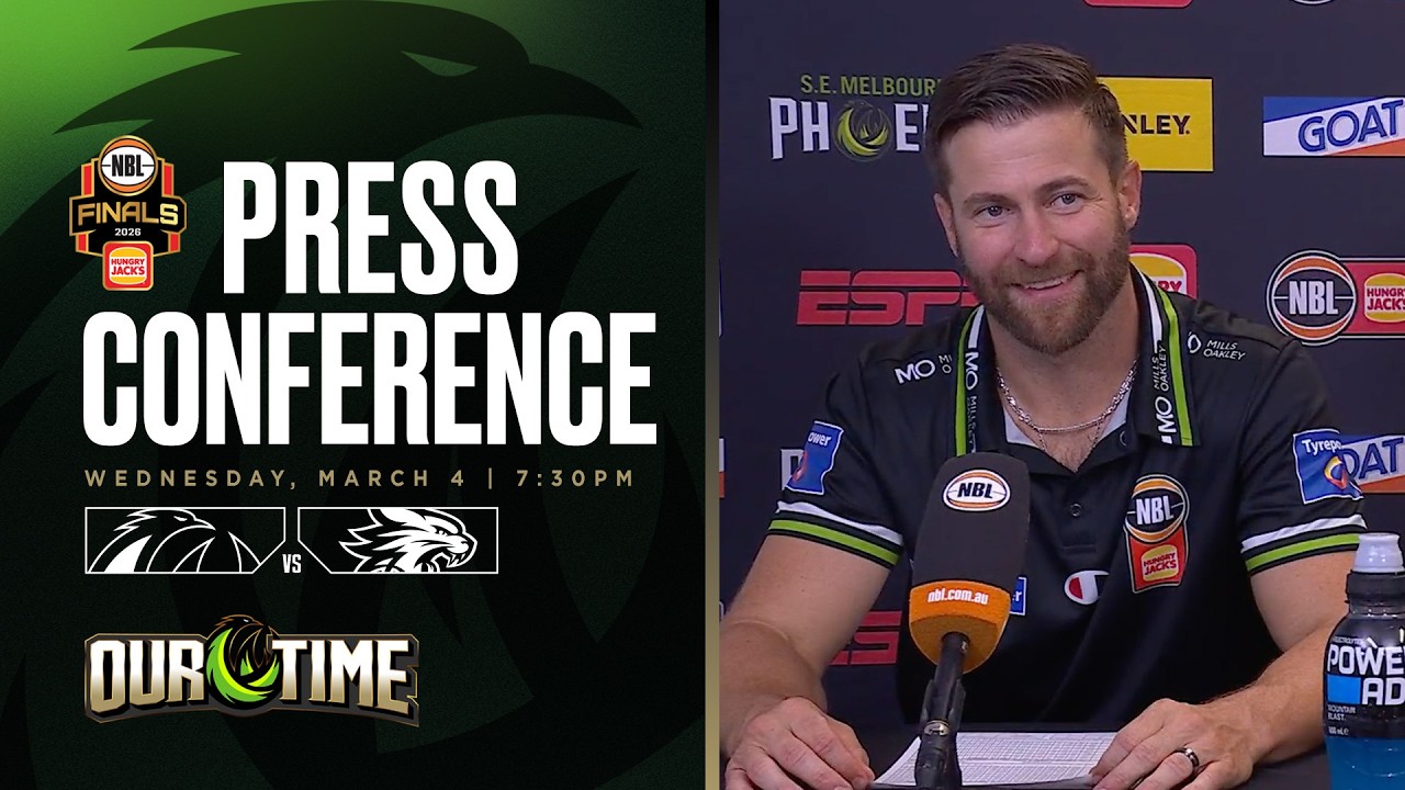 Josh King and Nathan Sobey Press Conference vs Perth Wildcats (Seeding Qualifier, NBL26)