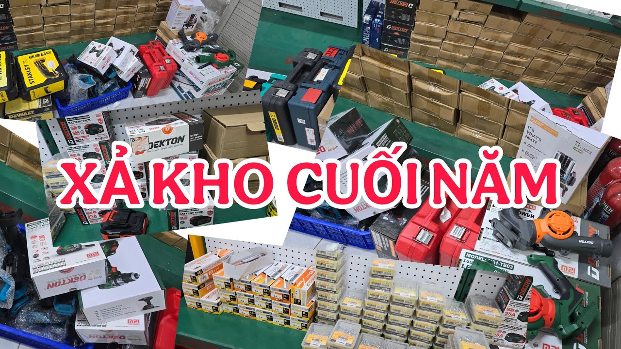 Xả Kho Cuối Năm Máy Móc Chính Hãng Giá Rẻ.