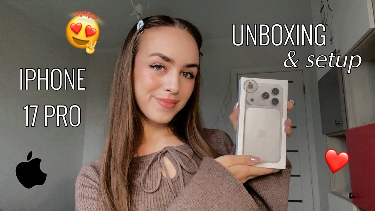 UNBOXING IPHONE 17 PRO after having an IPHONE 11 PRO for 5 YEARS