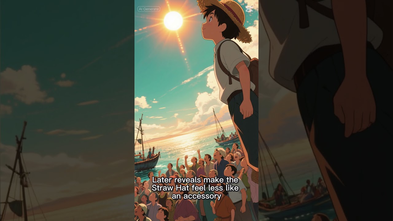 Did you know… One Piece foreshadows a huge part of the story through the Straw Hat itself?