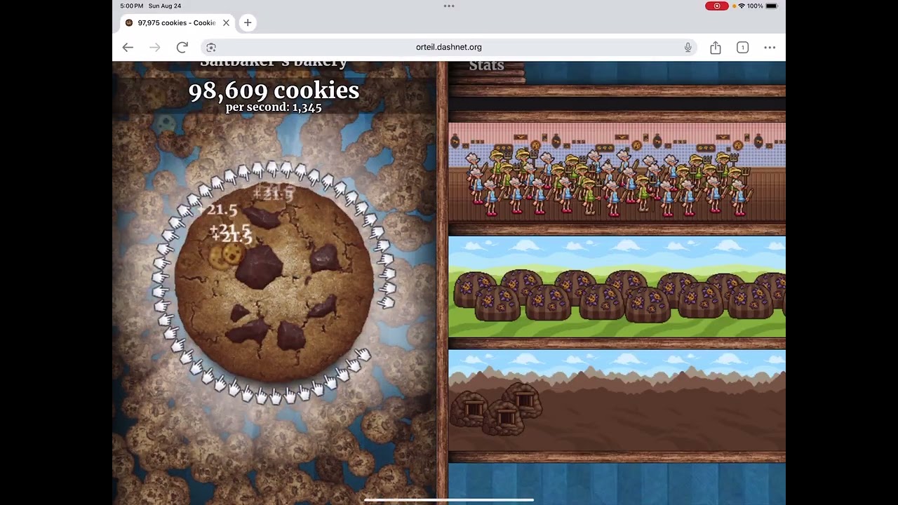 I Baked 100,000 Cookies! | Avy Plays Cookie Clicker part 2