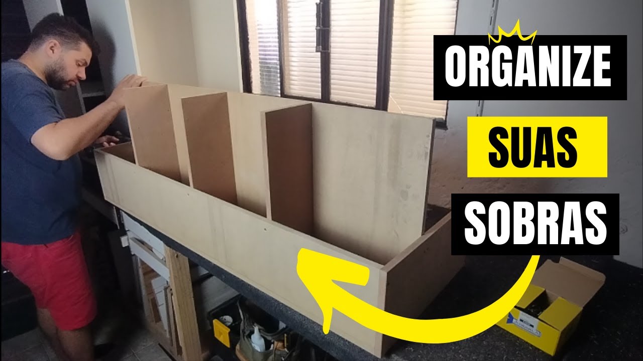 APRENDA A FAZER UM CARRINHO PARA GUARDAR SOBRAS DE MDF E MADEIRA