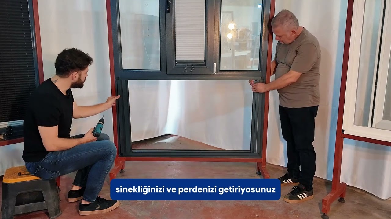 Sineklik & Perde Çift Kanat Montajı Nasıl Yapılır?