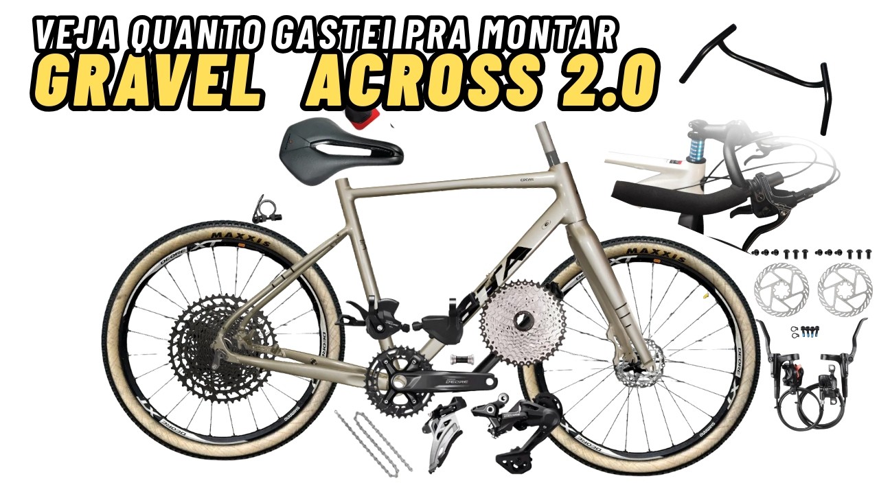 COMO MONTAR UMA BICICLETA GRAVEL DE QUALIDADE GASTANDO POUCO?