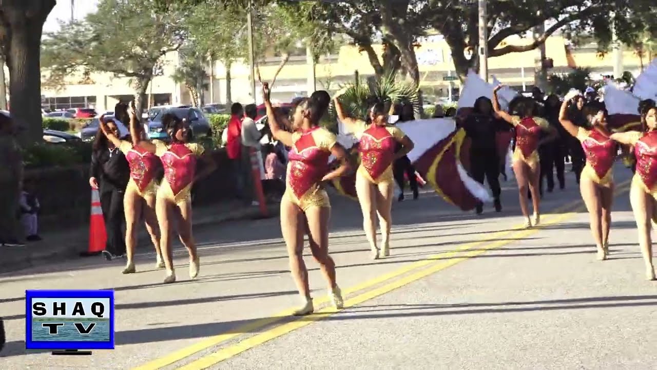 Bethune-Cookman FULL 2024 Homecoming Parade With Left View of ALL High School Marching Bands