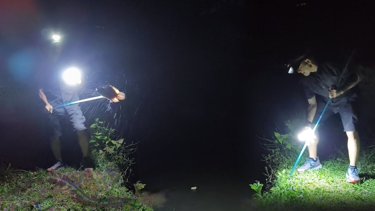 Bermalam Sendirian HutanTepi Sungai Mancing Ikan Outdoors
