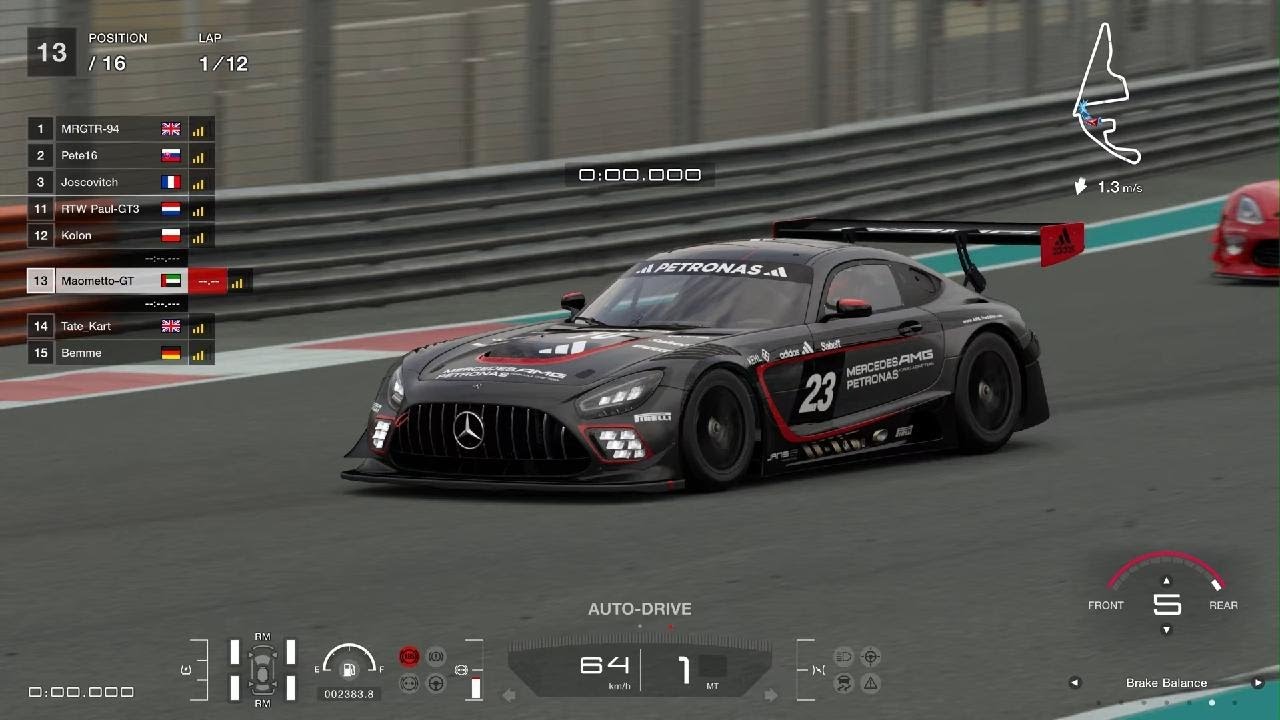 Gran Turismo 7 - Daily Race C - Yas Marina Circuit - Mercedes AMG GT3 '20