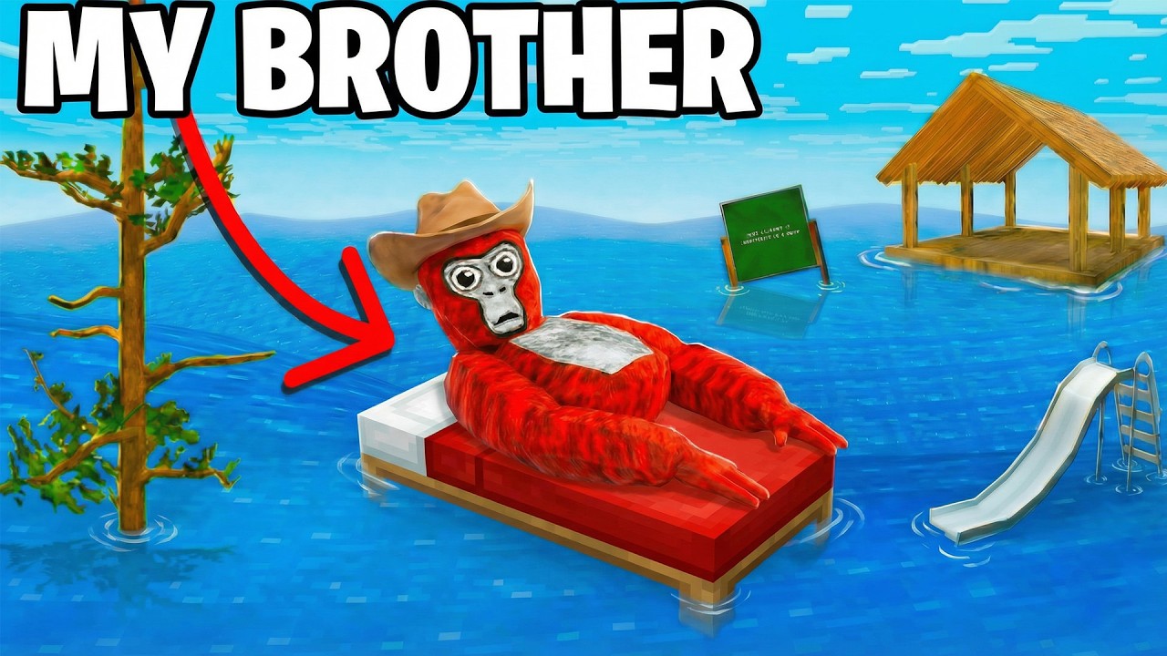 Slowly Flooding My Brothers Game Until He Realizes..