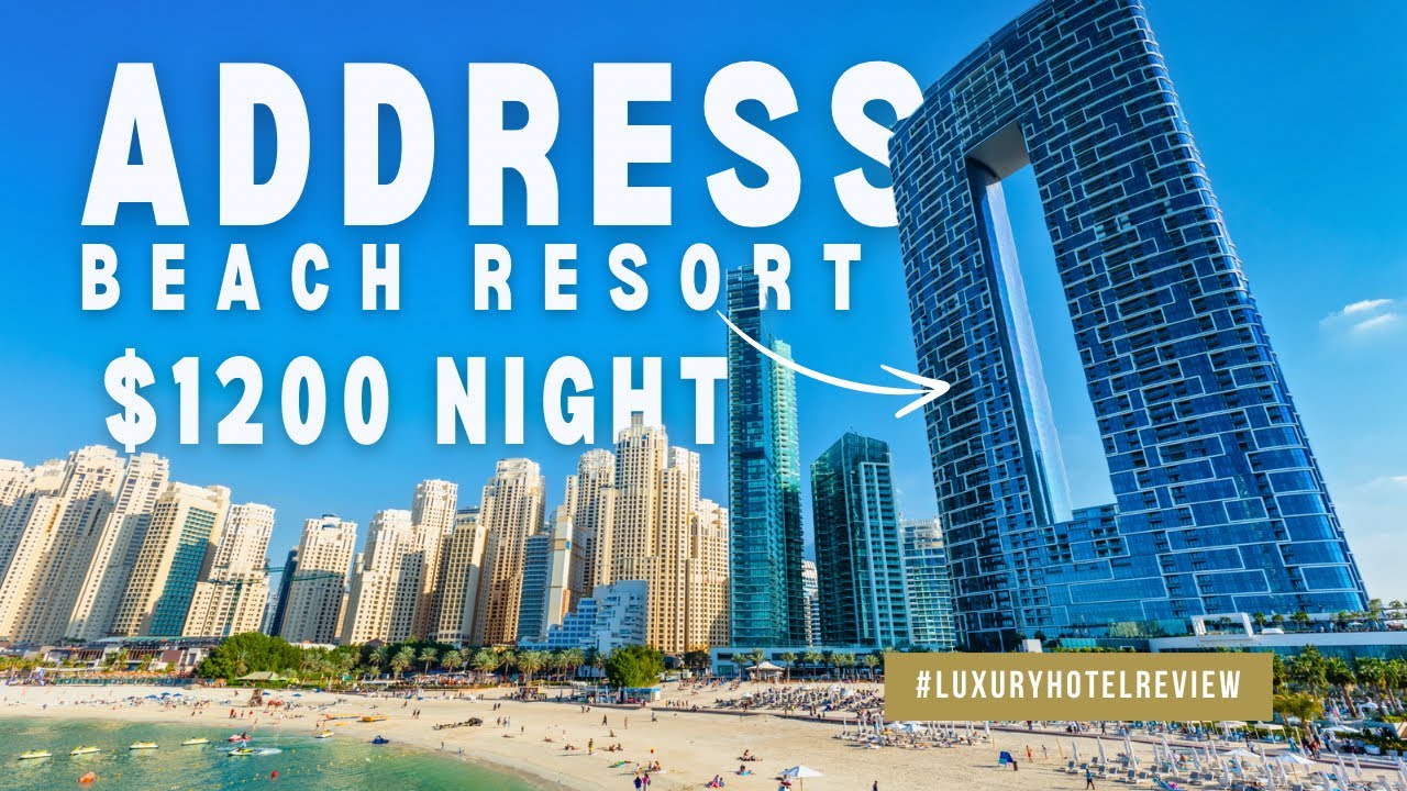 I Stayed In A $1,200 A Night Hotel | Address Beach Resort Dubai JBR