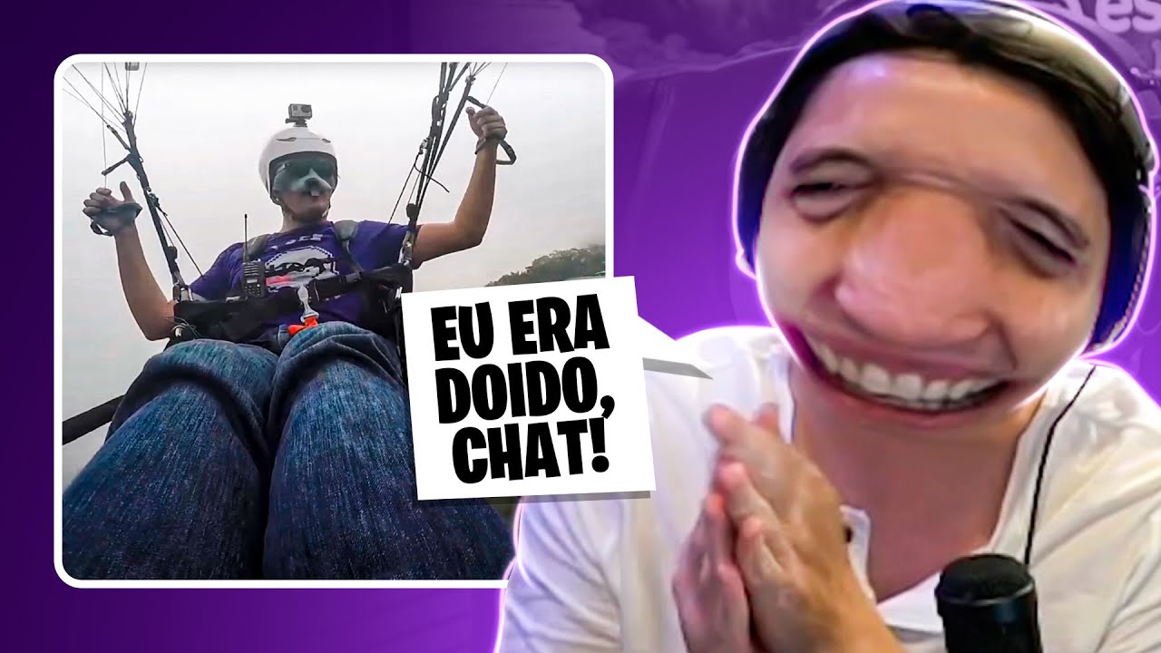 JEFF REAGE AO RATÃO VOANDO DE PARAQUEDAS DE MÁSCARA! COMPLETAMENTE LOUCO!