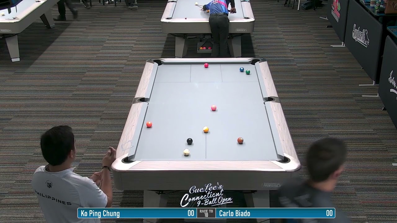 Ko Ping Chung Vs Carlo Biado - US 1 Billiards CueLee's Connecticut 9-Ball Open