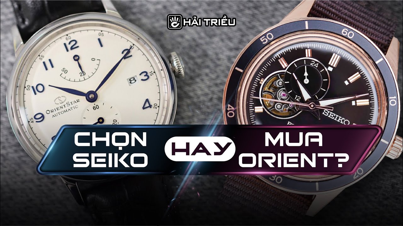 Nên mua đồng hồ Seiko hay đồng hồ Orient | SEIKO SNQ155P1 | Orient FKU00003W0