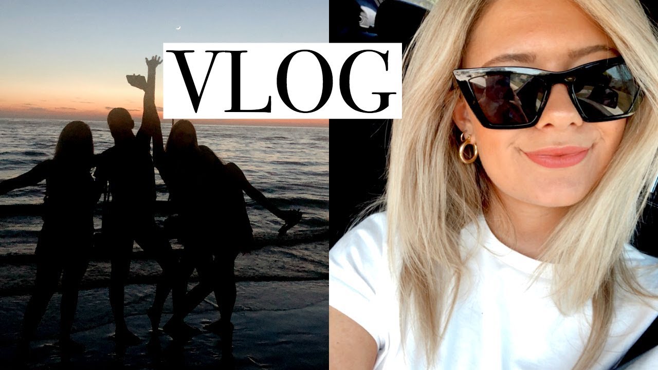 VLOG: shopping for greece (haul) + beach with friends