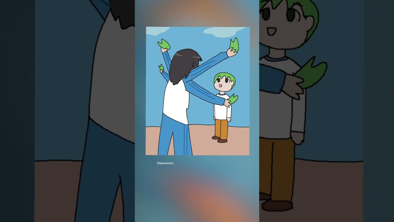 Yotsuba Meets the Fearsome Kasuga Osaka Ayumu #azumangadaioh #azumanga #animememe #animeme #yotsuba