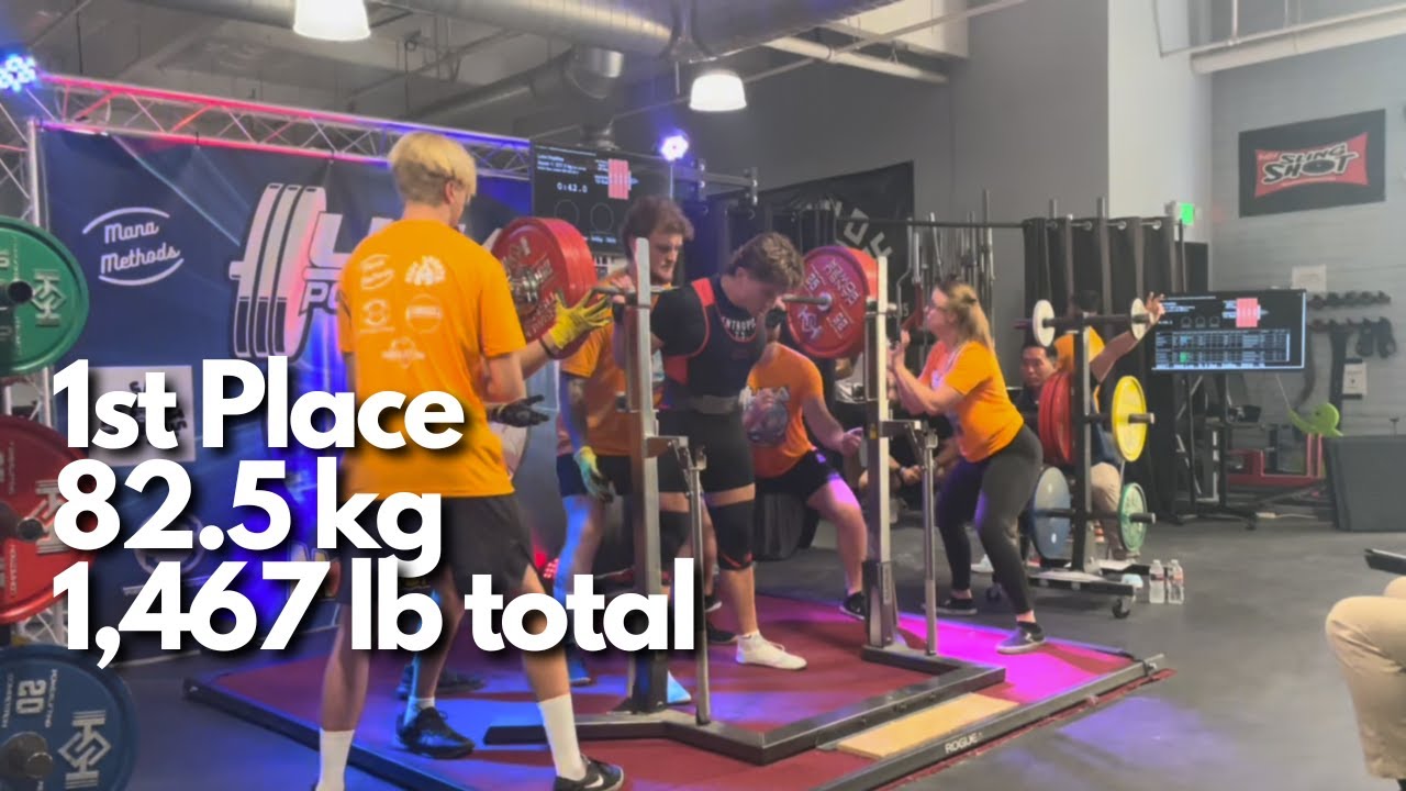 1ST PLACE IN OUR FIRST POWERLIFTING MEET!
