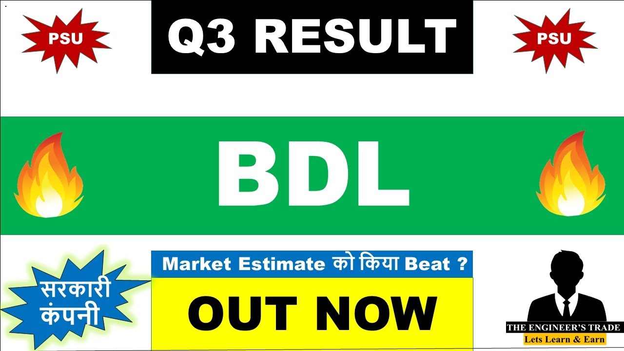 BDL Q3 Results 2025 | Bdl Results Today | Bdl Share Latest News | Bharat Dynamics Limited