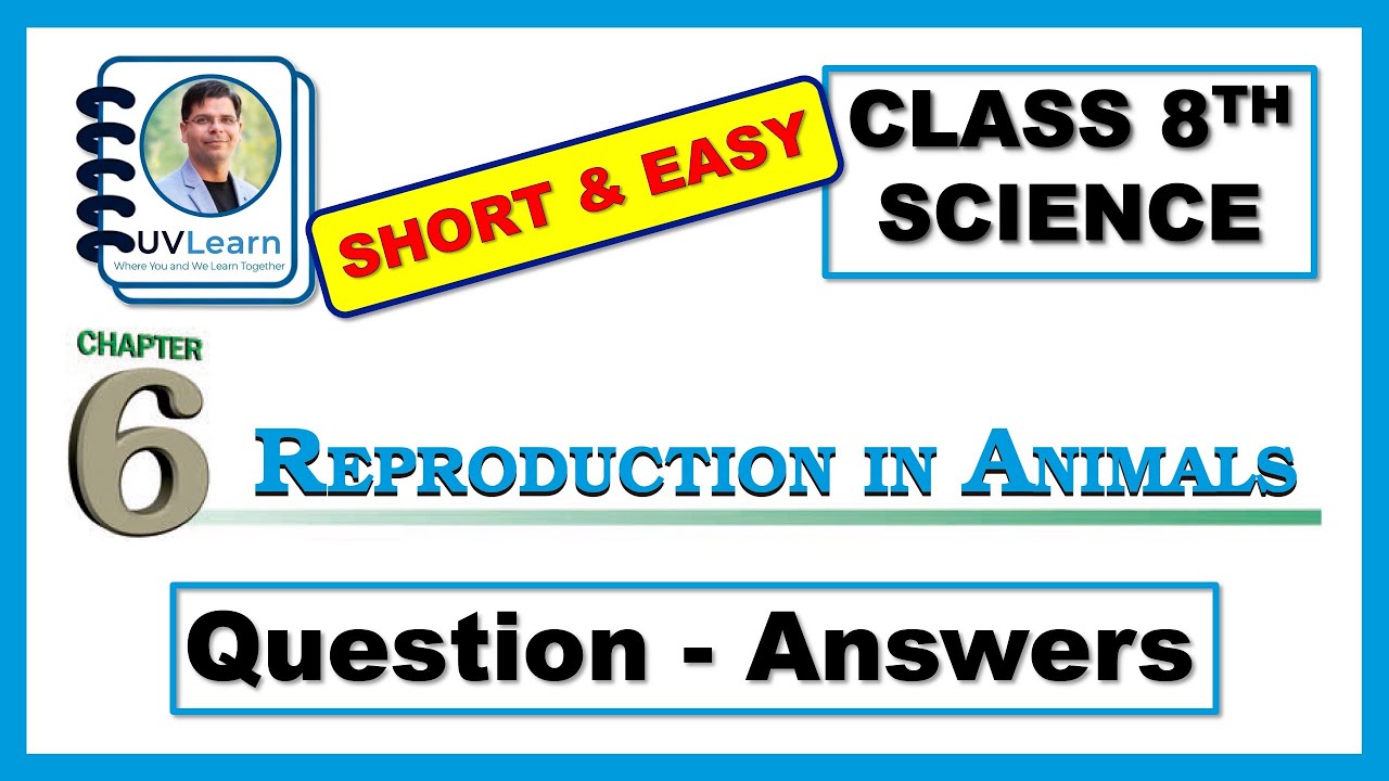 Class 8 Science Chapter 6: Reproduction in Animals || Question-Answers || English Medium
