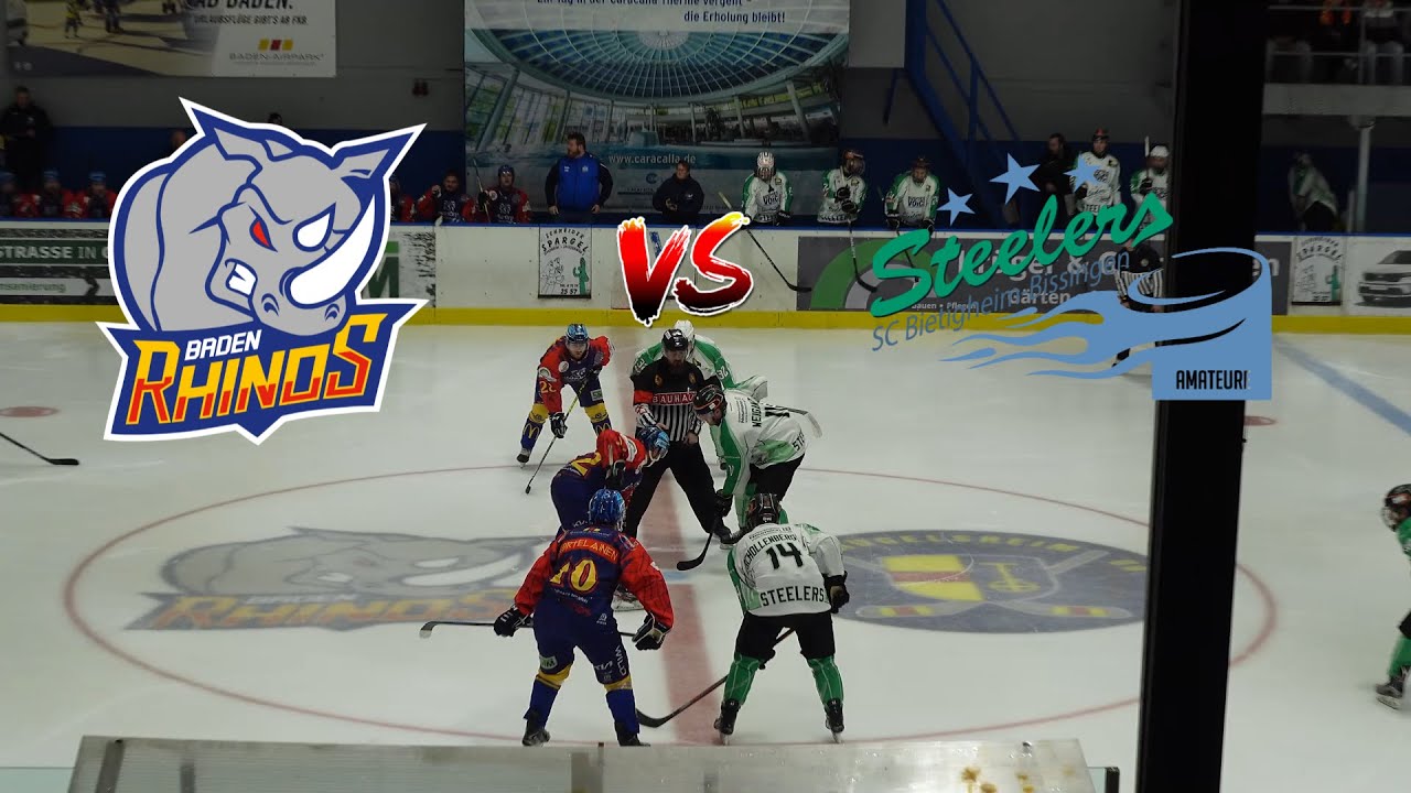 Baden Rhinos🦏 vs Steelers B-B🏒 Heimspiel #2