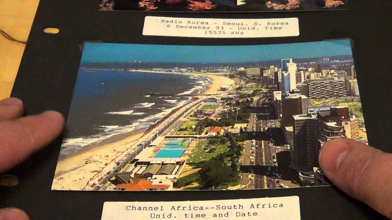 QSL Card Collection IRRS Morocco South africa and Korea