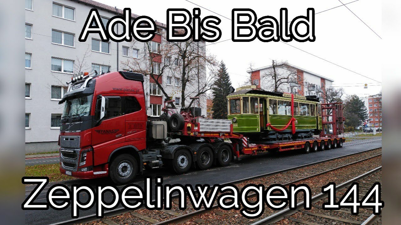 #sfnbgTV Zeppelinwagen 144 verlässt Nürnberg in Richtung Krakau