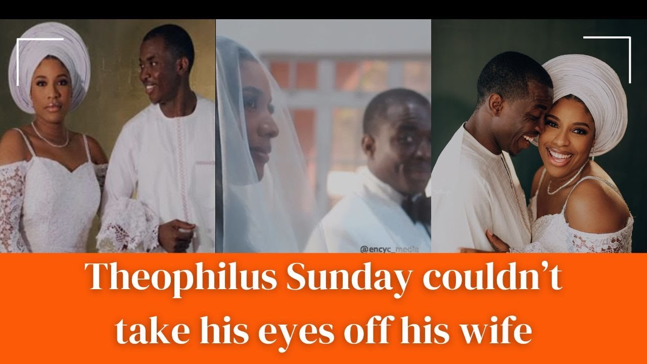 See the look on Theophilus Sunday's face during his wedding