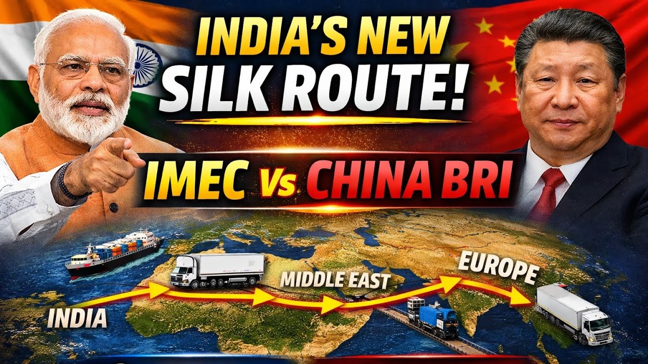IMEC Explained: India da nava Silk Route jo China nu takkar de reha! | RDS Docs 