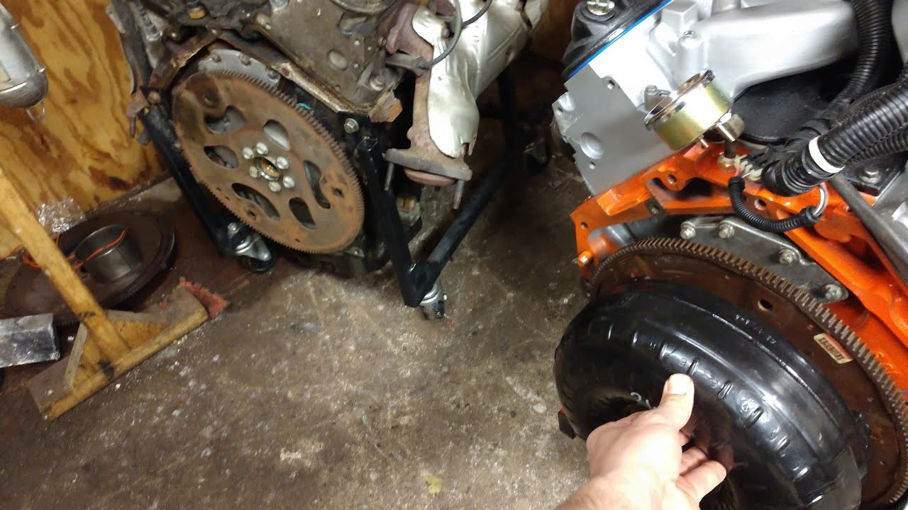 КАК: Замена двигателя Th350 на LS: сравнение ранних и поздних версий FlexPlate