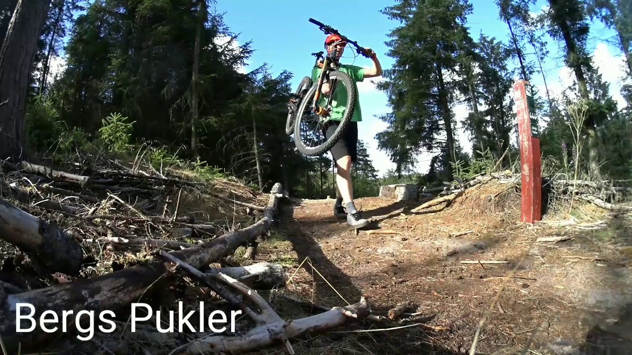 Blaabjerg / Blåbjerg MTB - Black (Sort) route - some steep sections