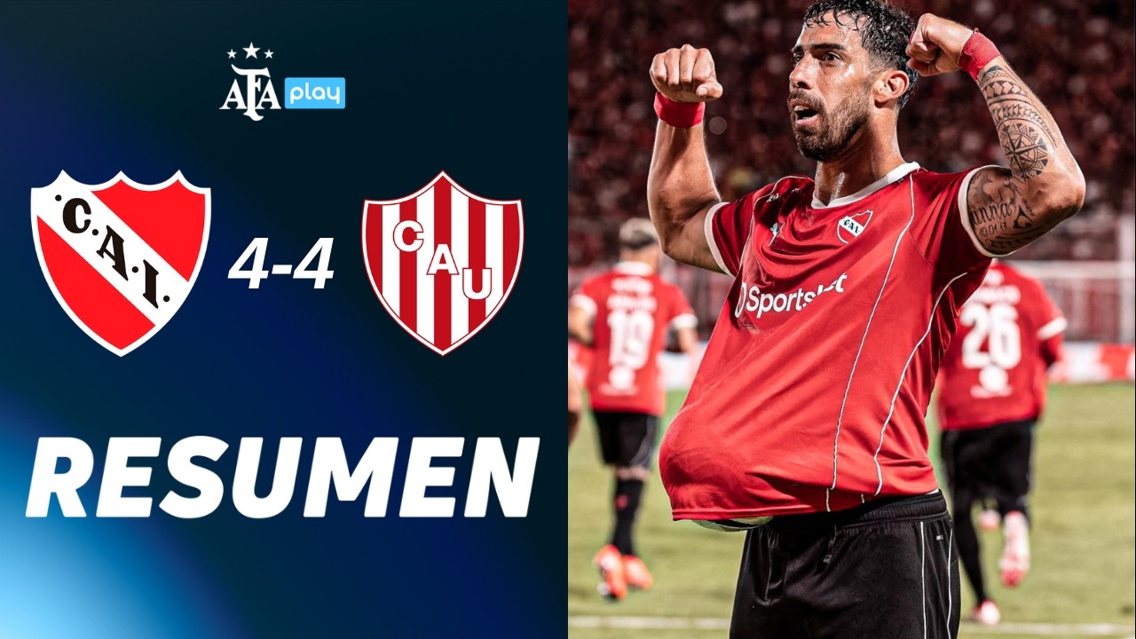 Independiente y Unión igualaron con una lluvia de goles | #TorneoApertura2026 | RESUMEN | Fecha 10