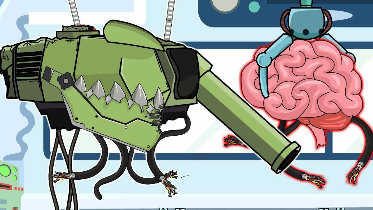Repair of TG-5. Cartoons about tanks.