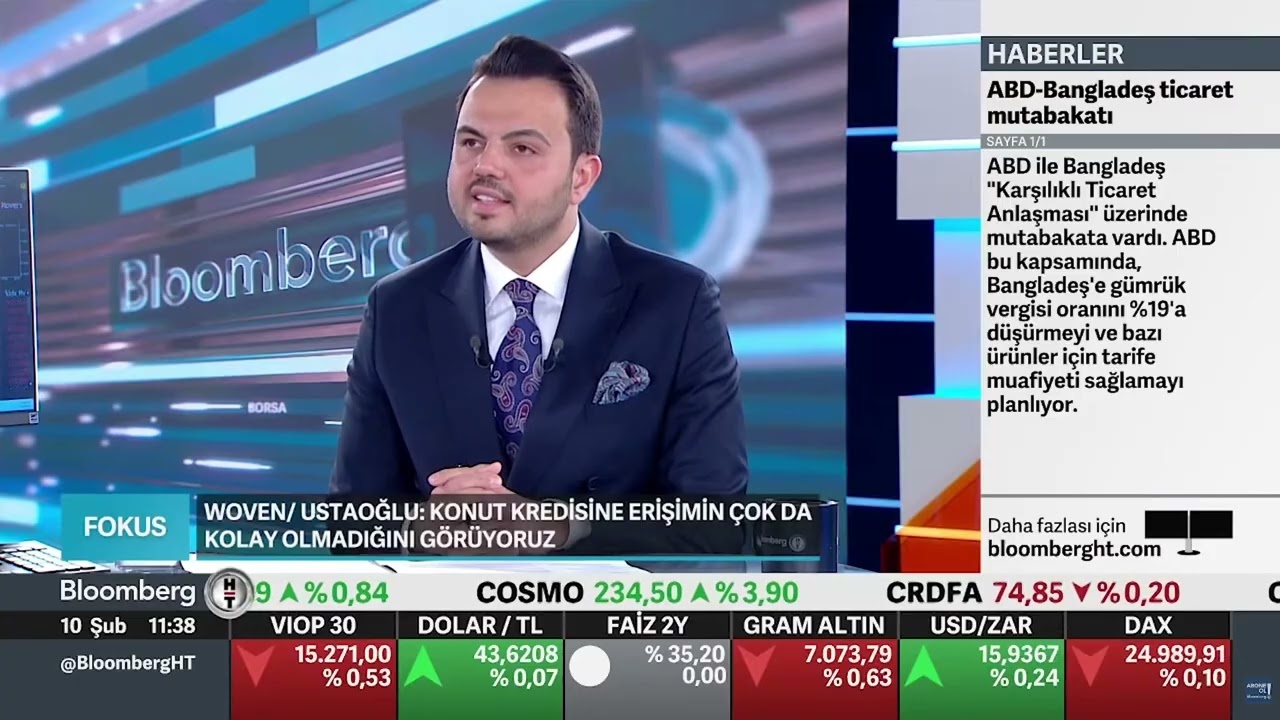 Woven CEO'su Burak Ustaoğlu I Bloomberg-HT Canlı Yayın I 10.02.2026