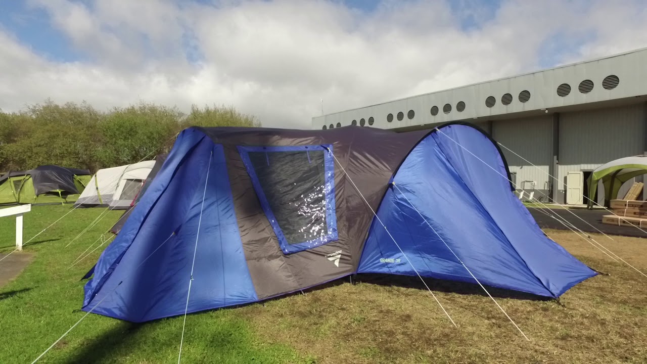 Torpedo7 Grande 3-Room Family Dome Tent