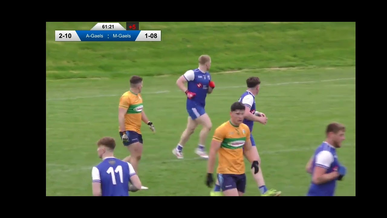 Leitrim Intermediate final 2024. Last seven minutes. Melvin Gaels vs Allen Gaels