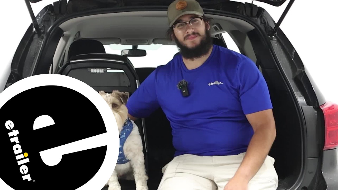etrailer | Real Dog Tested | Thule Allax Travel Dog Crate Review