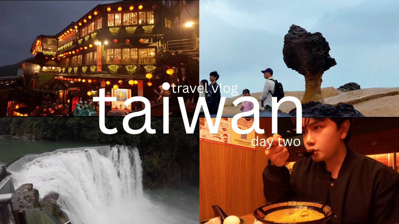 🌏 TAIWAN TRAVEL VLOG: Day 2 | North Coast Tour, Yehliu, Shifen, Jiufen & Ichiran Ramen 🍜