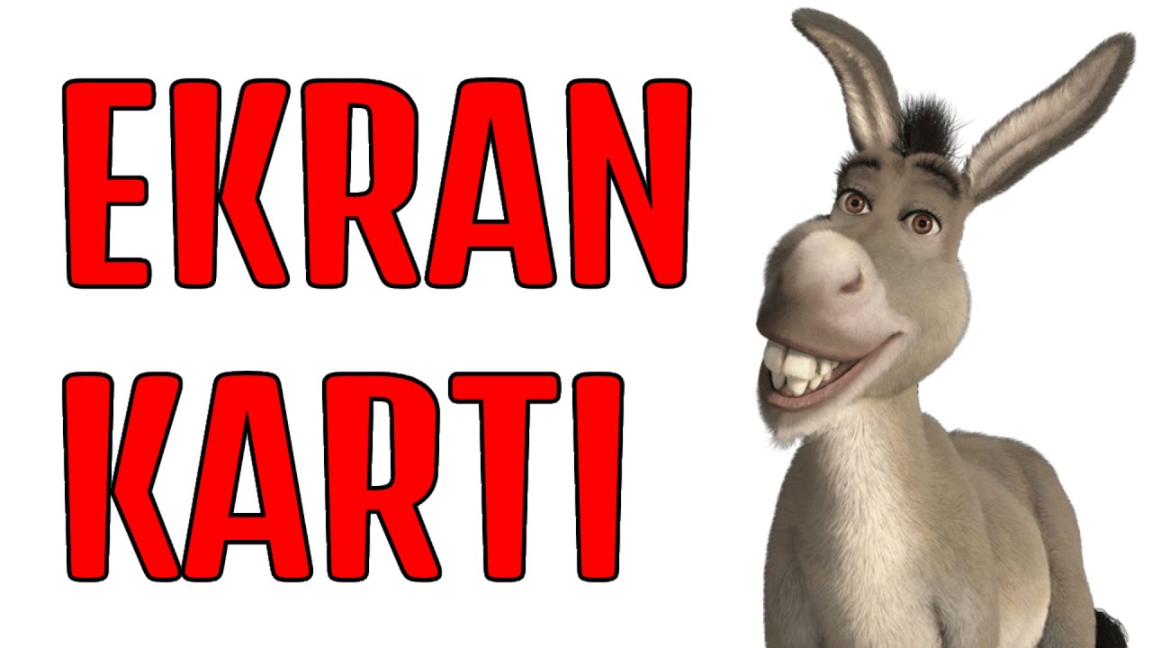 EŞEK YERİNE KONULMAK | EKRAN KARTI FİYATLARI