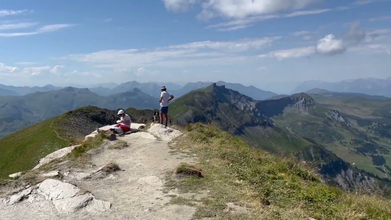 Pano from summit of Mont Joly (2525m) France Aug 2023