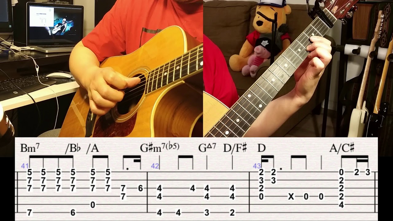 Bohemian Rhapsody - Queen - Solo acoustic Guitar arrangement with TAB